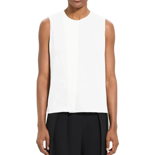 Silk Sleeveless Blouse
