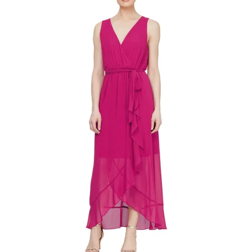 Sleeveless Hi-Low Maxi Dress