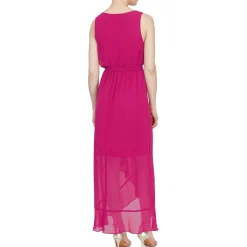 Sleeveless Hi-Low Maxi Dress