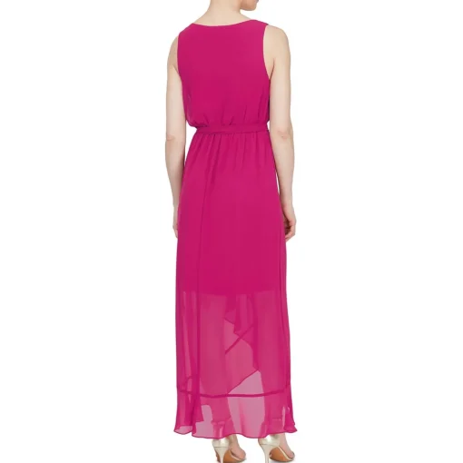 Sleeveless Hi-Low Maxi Dress