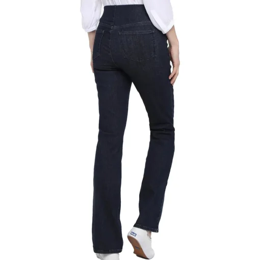 Slim Pull-On Bootcut Jeans