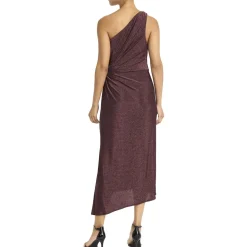 Slit Nylon Midi Dress