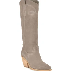 Smash Pull On Pointed Toe Knee-High Boots