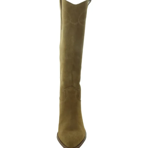 Smash Pull On Pointed Toe Knee-High Boots
