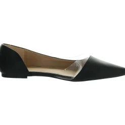 Solid Faux Leather D'Orsay