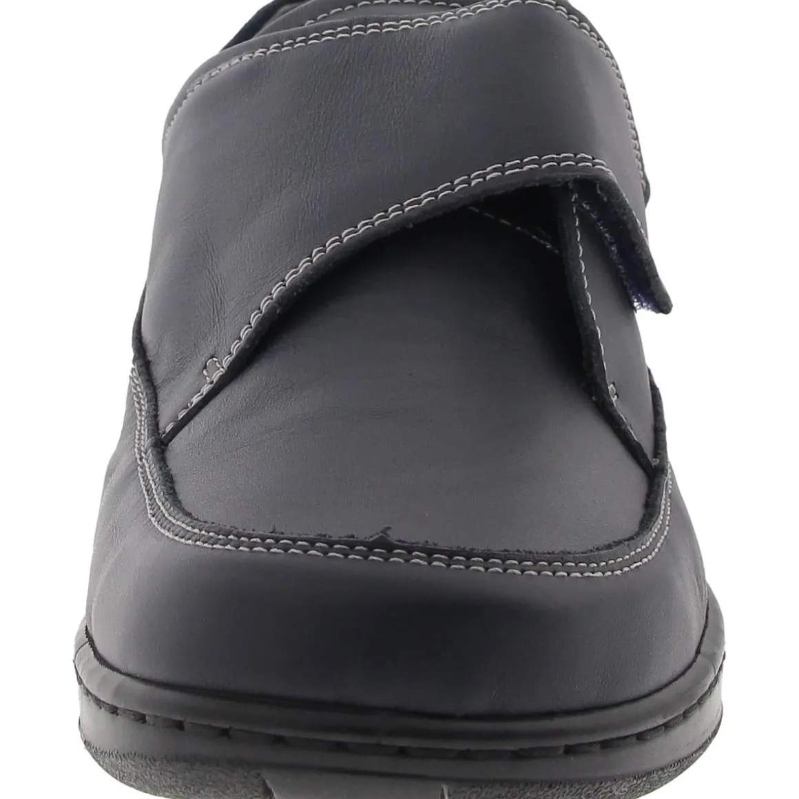 Solid Leather Loafers