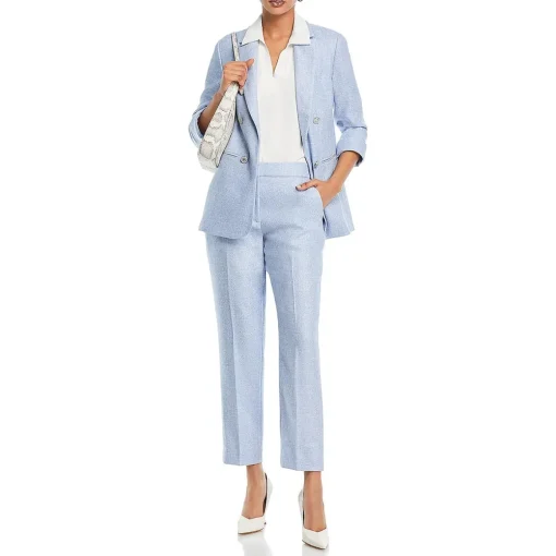 Solid Pocket Straight Leg Pants