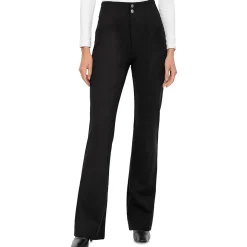 Solid Ponte Flared Pants