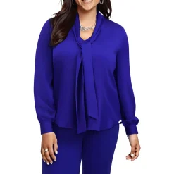 Solid Satin Blouse