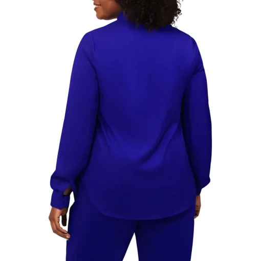Solid Satin Blouse