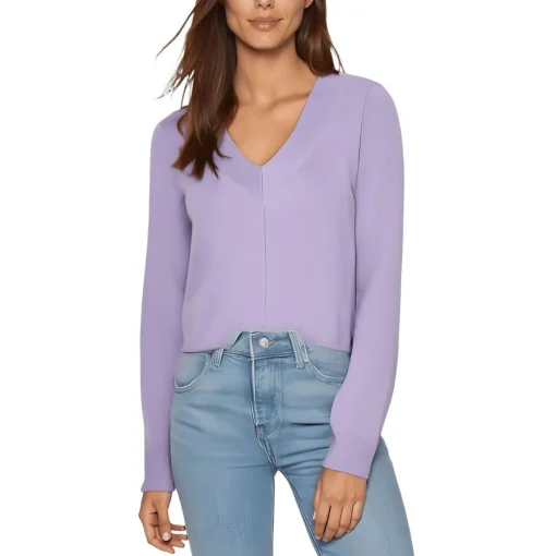 Solid V-Neck V-Neck Sweater