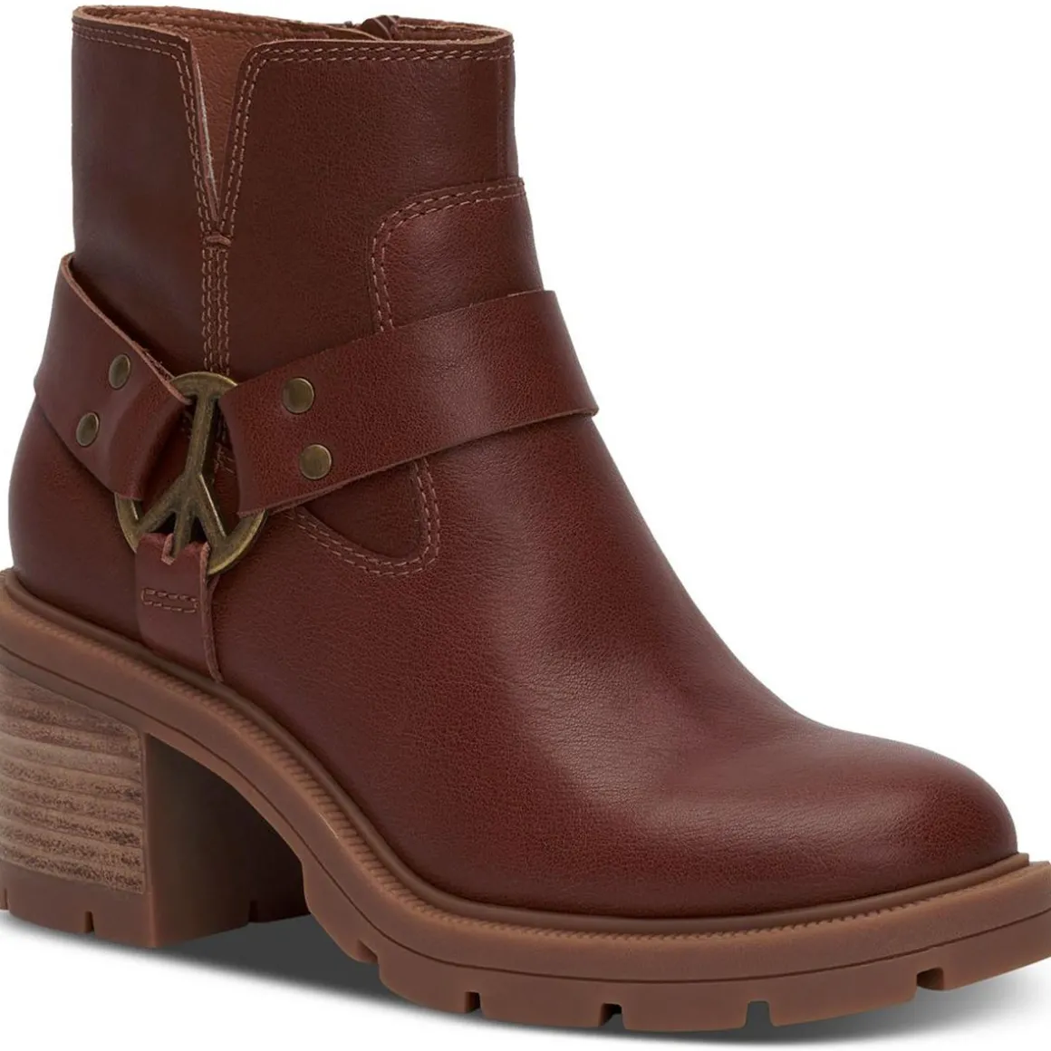 Soxton Leather Pull On Booties