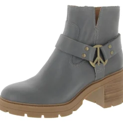 Soxton Leather Pull On Booties