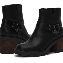 Soxton Leather Pull On Booties