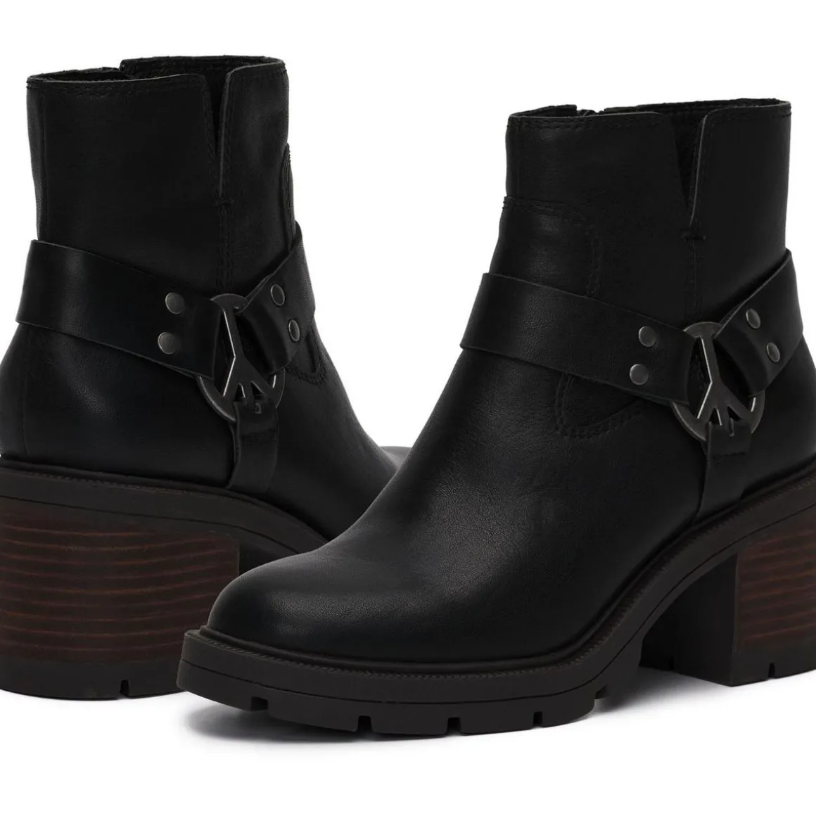 Soxton Leather Pull On Booties
