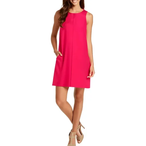 Spring Calling Back Bow A-Line Shift Dress
