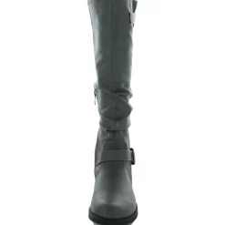 Stormy Faux Leather Knee-High Knee-High Boots