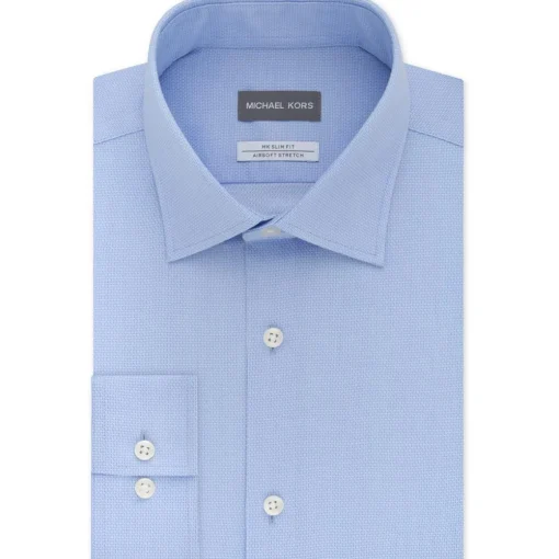 Stretch Cotton Button-Down Shirt