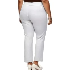 Stretch Crepe Flared Pants