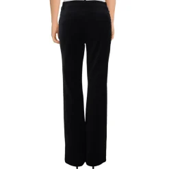 Stretch Velvet Straight Leg Pants