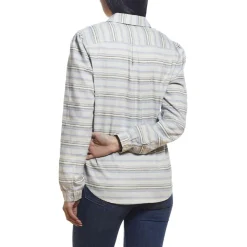 Striped Flannel Button-Down Top