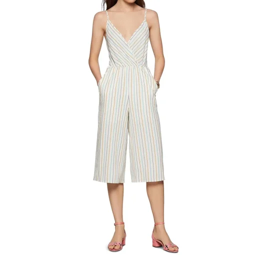 Striped Wide Leg Jumpsuit