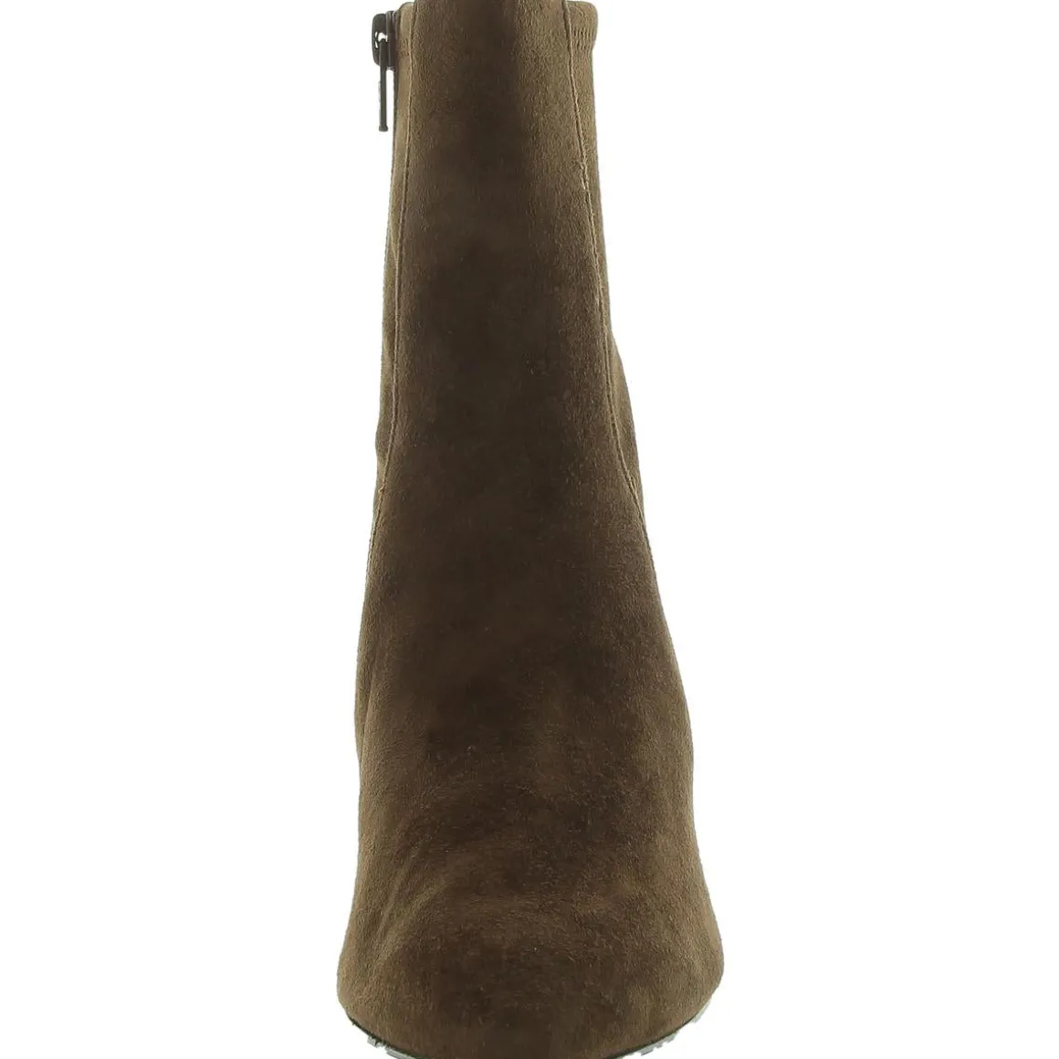 Suede Almond Toe Ankle Boots