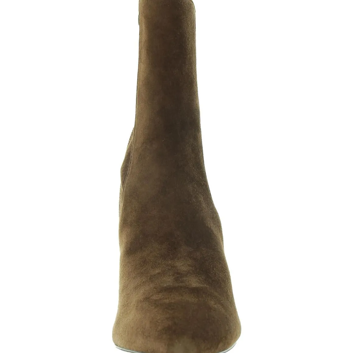 Suede Almond Toe Ankle Boots