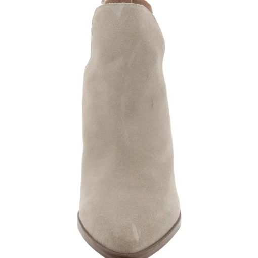 Suede Pointy Toe Booties
