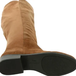 Suede Slouchy Almond Toe Over the Knee Boots