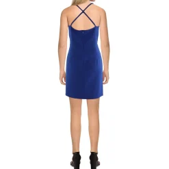 Surplice Short Mini Dress