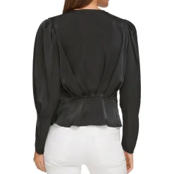 Surplice V-Neck Blouse