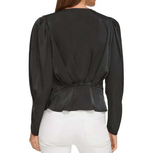Surplice V-Neck Blouse