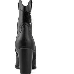 TAMRA Logo Faux Leather Cowboy, Western Boots