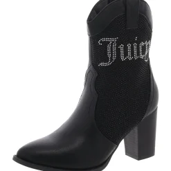 TAMRA Logo Faux Leather Cowboy, Western Boots