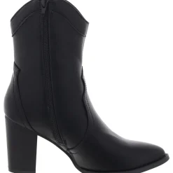 TAMRA Logo Faux Leather Cowboy, Western Boots