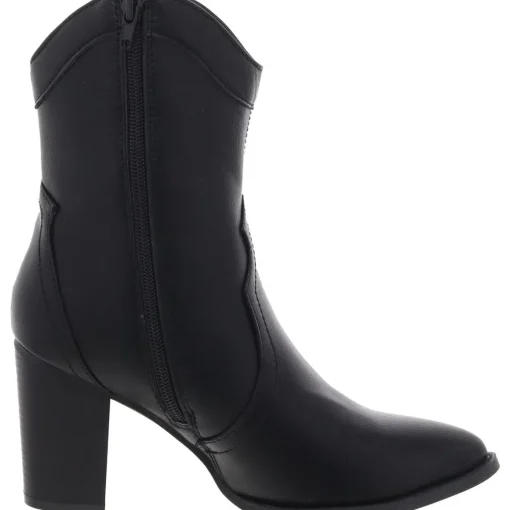 TAMRA Logo Faux Leather Cowboy, Western Boots