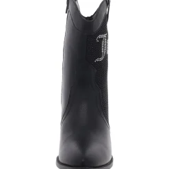 TAMRA Logo Faux Leather Cowboy, Western Boots