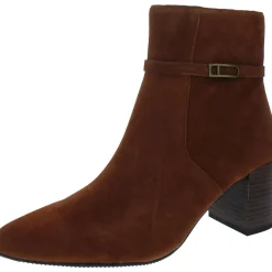 Tatum Leather Pointed Toe Booties
