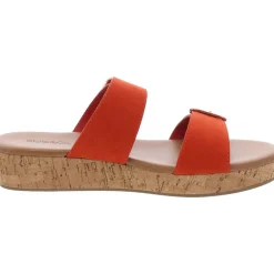 Temppestt Open Toe Double Buckl Slide Sandals