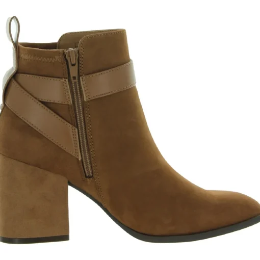 Tenley Zipper Square Toe Booties