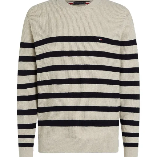 Textured Knit Pullover Sweater