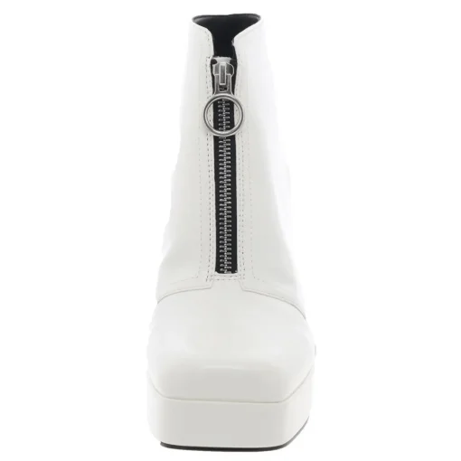 The Uplift Bootie Zipper Faux Leather Booties