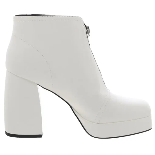 The Uplift Bootie Zipper Faux Leather Booties