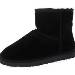 Thimble Suede Fur Lined Ankle Boots