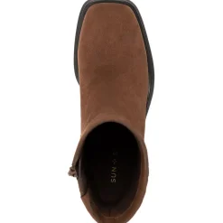 TIANNAA Faux Suede Round toe Booties