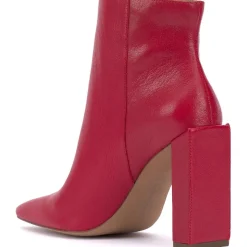 Timea Zipper Heels Ankle Boots