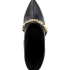 Tommi Faux Leather Pointed Toe Ankle Boots