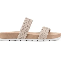 Truly Braided Cushioned Footbed Slide Sandals