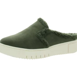 Truly-Cozy Faux Fur Lined Slip On Mules